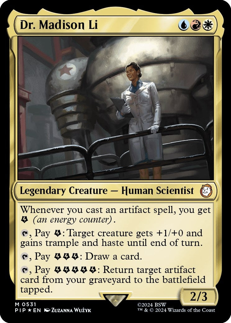 Image for Dr. Madison Li (Surge Foil) (Universes Beyond: Fallout) (531) - Magic: The Gathering