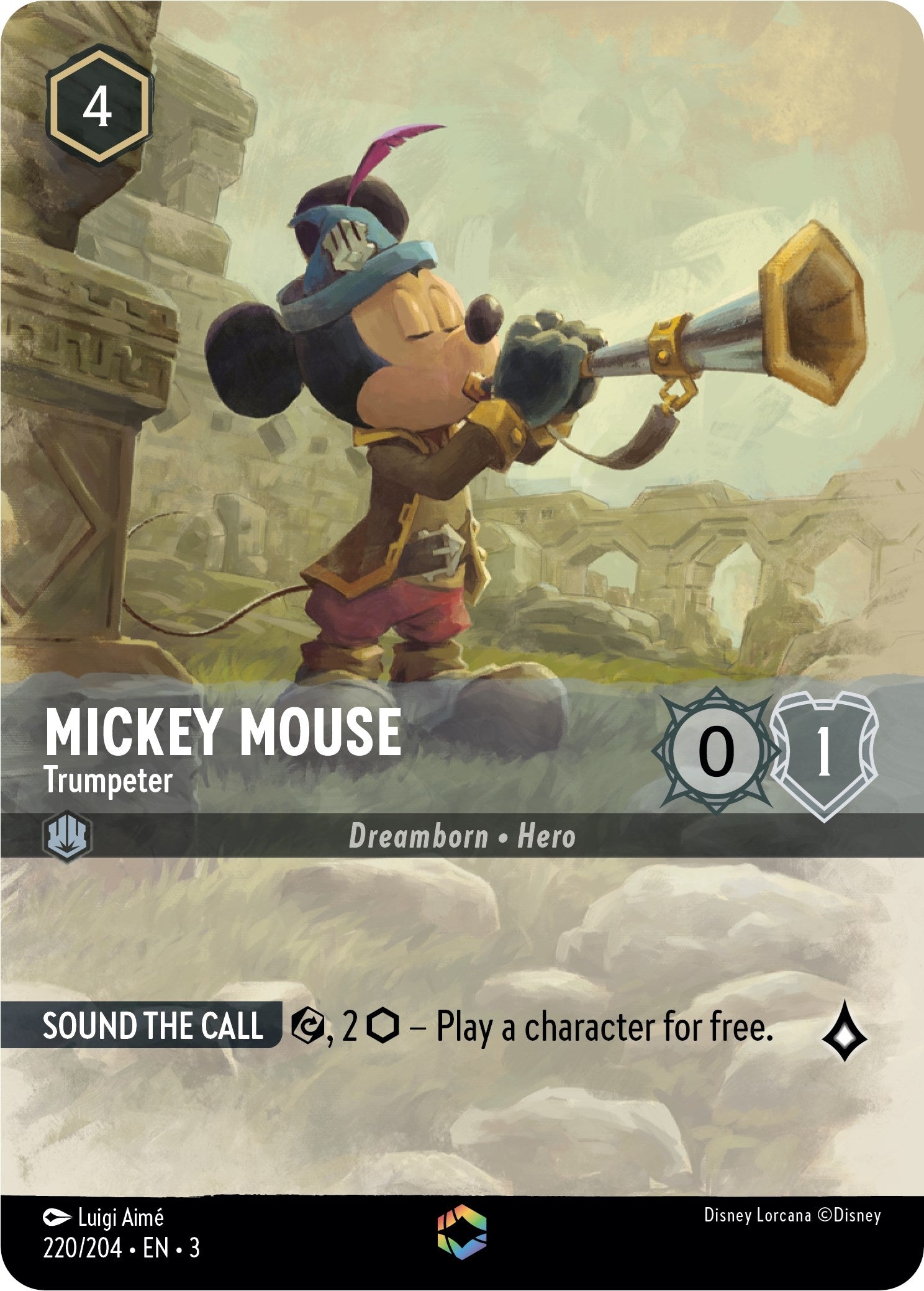 Image for Mickey Mouse - Trumpeter (Enchanted) (3) (220)