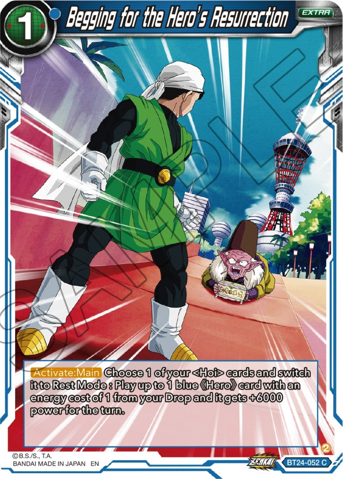 Image for Begging for the Hero's Resurrection (Beyond Generations) (BT24-052) - Dragon Ball Super: Masters