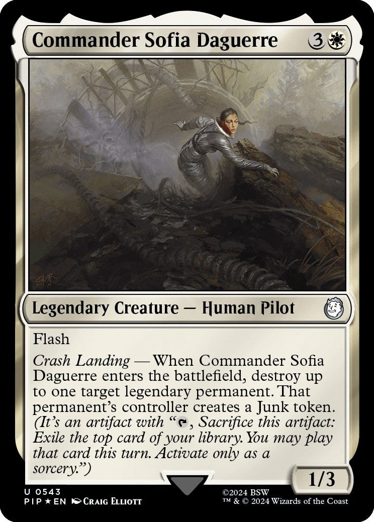 Image for Commander Sofia Daguerre (Surge Foil) (Universes Beyond: Fallout) (543) - Magic: The Gathering