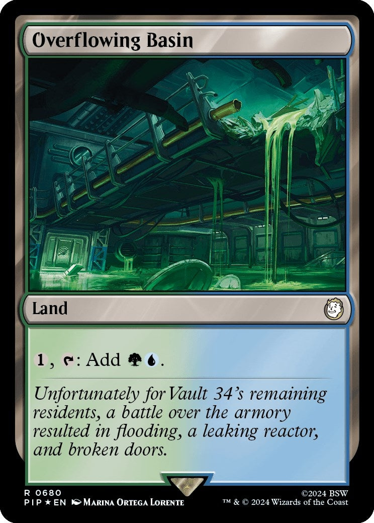 Image for Overflowing Basin (Surge Foil) (Universes Beyond: Fallout) (680) - Magic: The Gathering