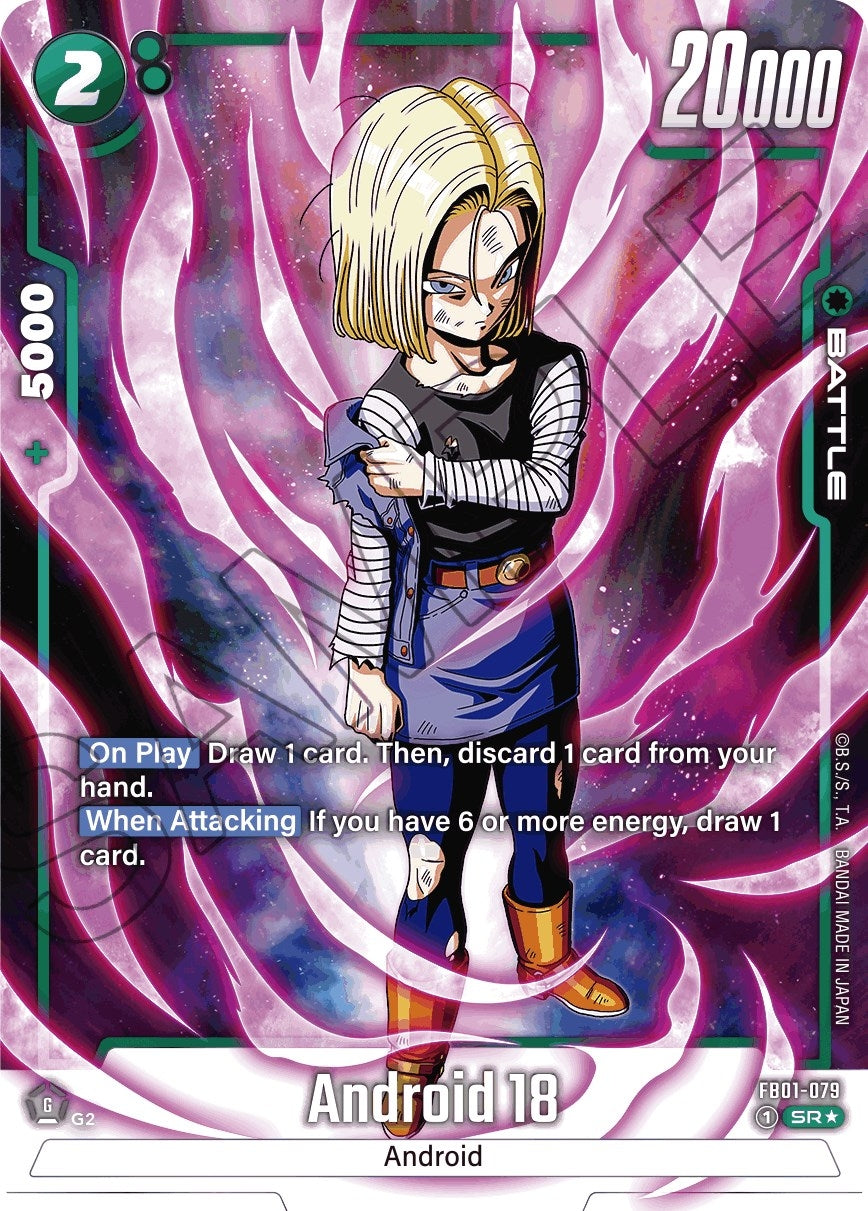 Image for Android 18 - FB01-079 (Alternate Art) (Awakened Pulse) (FB01-079) - Dragon Ball Super: Fusion World
