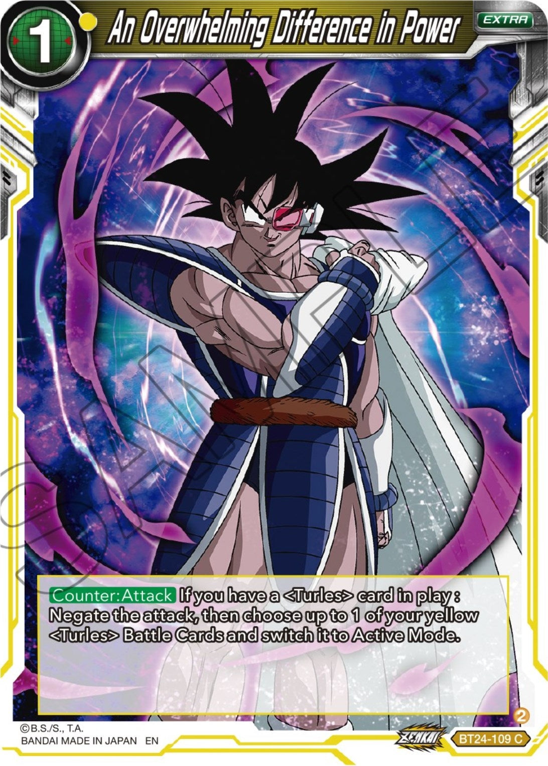 Image for An Overwhelming Difference in Power (Beyond Generations) (BT24-109) - Dragon Ball Super: Masters