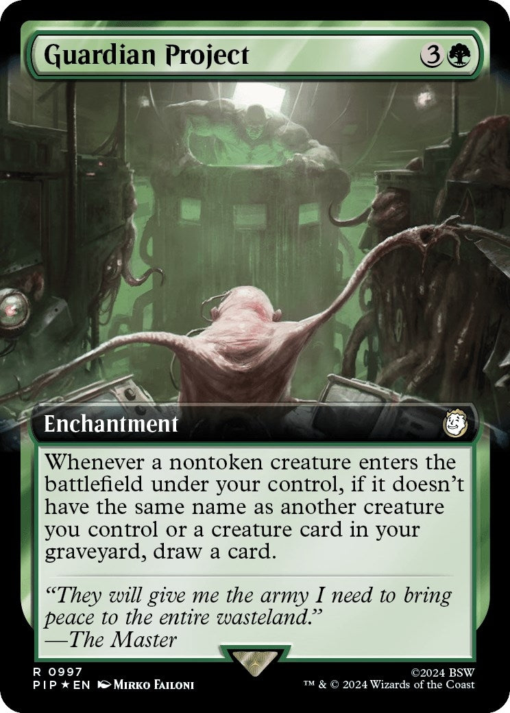 Image for Guardian Project (Extended Art) (Surge Foil) (Universes Beyond: Fallout) (997) - Magic: The Gathering