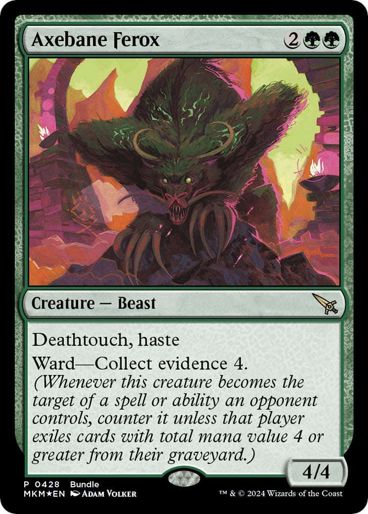 Image for Axebane Ferox (MKM Bundle) - Magic: The Gathering