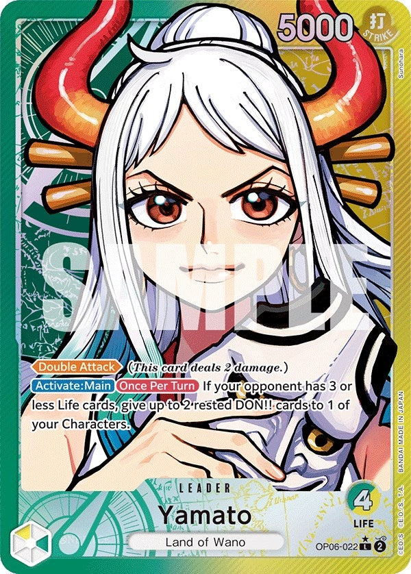 Image for Yamato (Alternate Art) (Wings of the Captain) (OP06-022) - One Piece Card Game