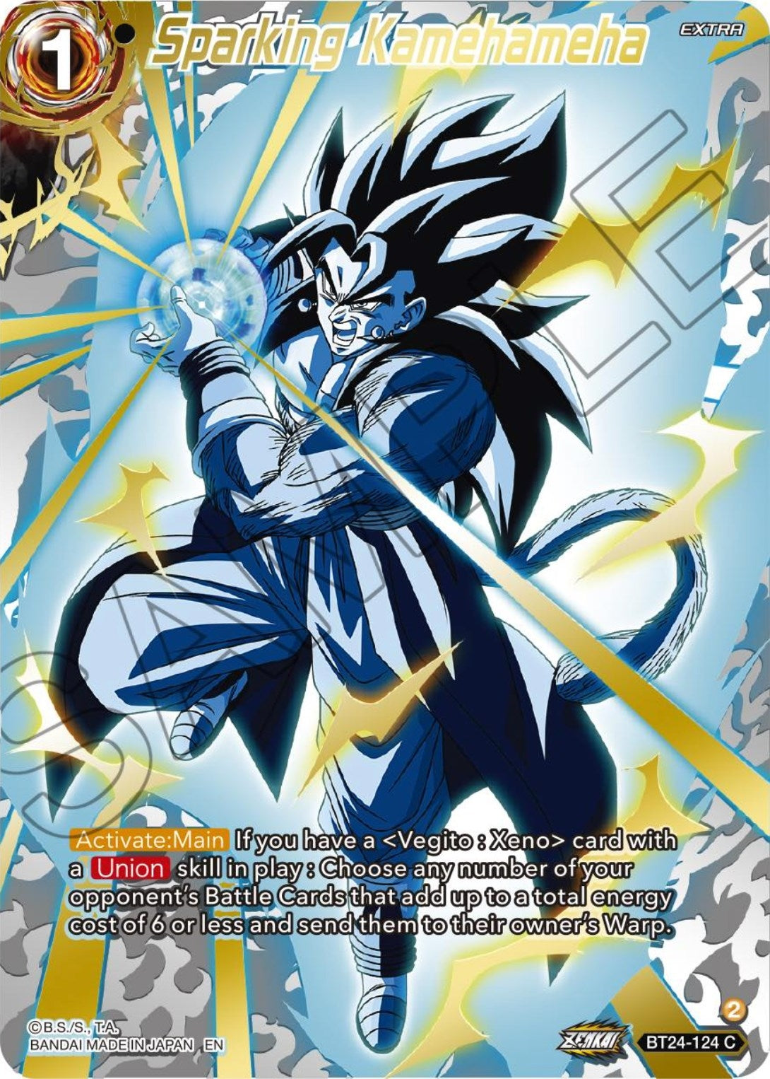 Image for Sparking Kamehameha (Collector Booster Gold) (Beyond Generations) (BT24-124) - Dragon Ball Super: Masters