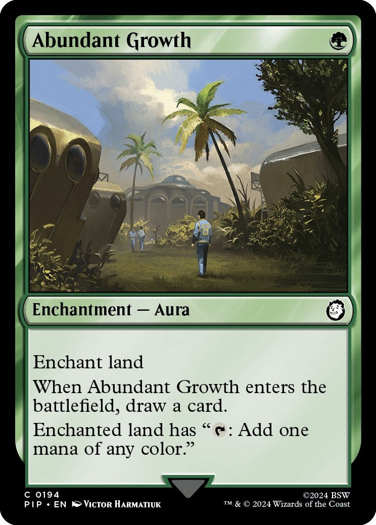 Image for Abundant Growth (Universes Beyond: Fallout) (194) - Magic: The Gathering