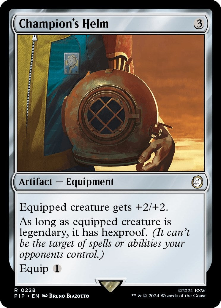 Image for Champion's Helm (Universes Beyond: Fallout) (228) - Magic: The Gathering