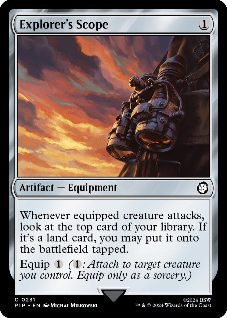 Image for Explorer's Scope (Universes Beyond: Fallout) (231) - Magic: The Gathering