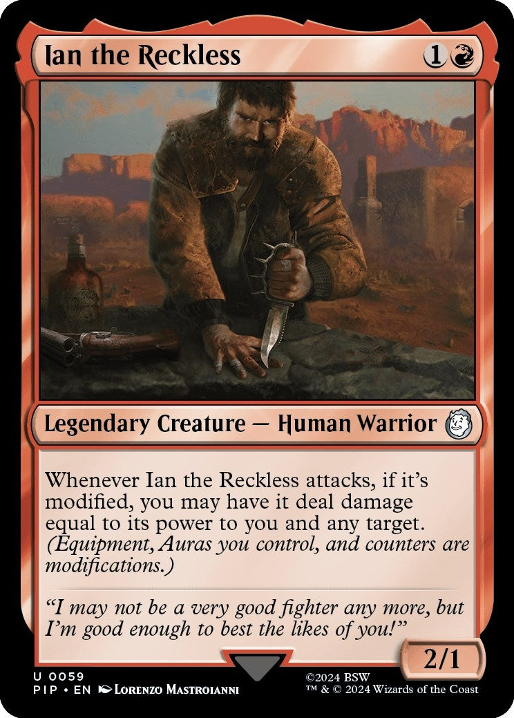 Image for Ian the Reckless (Universes Beyond: Fallout) (59) - Magic: The Gathering