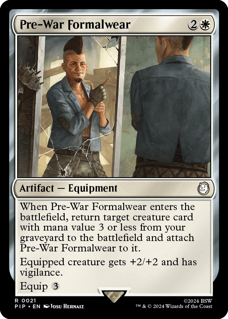 Image for Pre-War Formalwear (Universes Beyond: Fallout) (21) - Magic: The Gathering