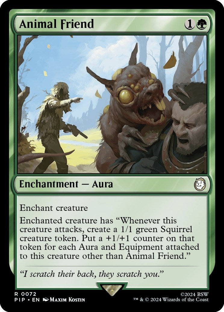 Image for Animal Friend (Universes Beyond: Fallout) (72) - Magic: The Gathering