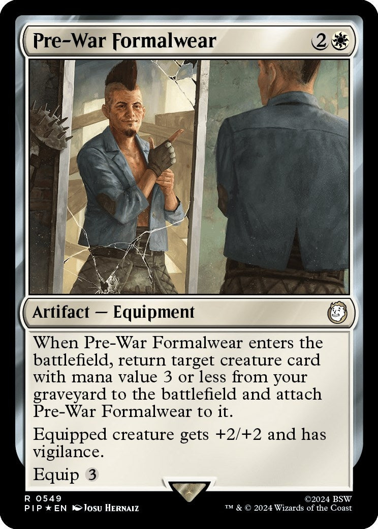 Image for Pre-War Formalwear (Surge Foil) (Universes Beyond: Fallout) (549) - Magic: The Gathering