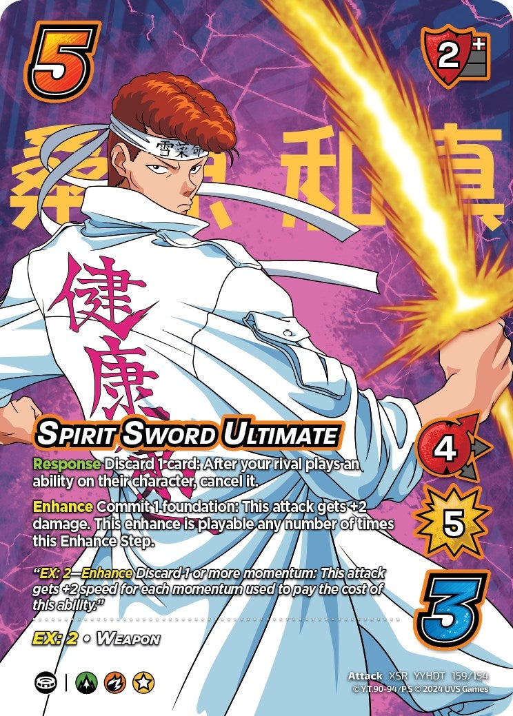 Image for Spirit Sword Ultimate (XSR) (Yu Yu Hakusho: Dark Tournament) (159/154) - UniVersus