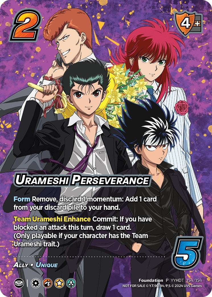 Image for Urameshi Perseverance (UniVersus Promos) (154/154) - UniVersus