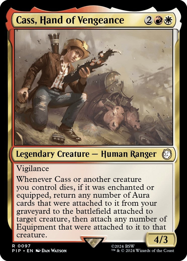 Image for Cass, Hand of Vengeance (Universes Beyond: Fallout) (97) - Magic: The Gathering