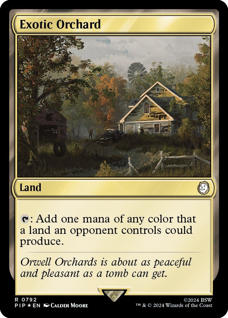 Image for Exotic Orchard (Surge Foil) (Universes Beyond: Fallout) (792) - Magic: The Gathering