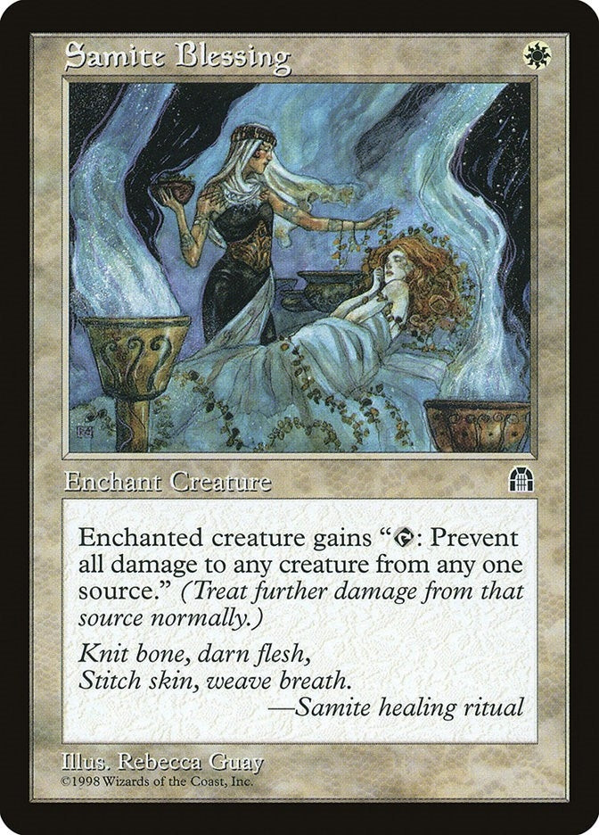 Image for Samite Blessing (Stronghold) - Magic: The Gathering