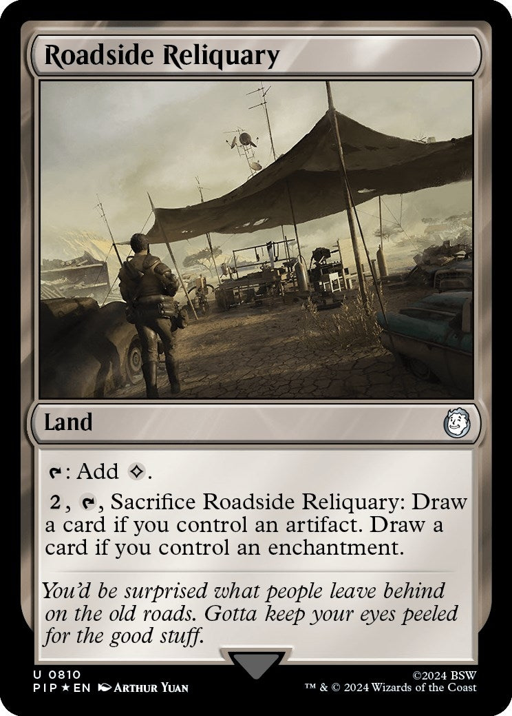 Image for Roadside Reliquary (Surge Foil) (Universes Beyond: Fallout) (810) - Magic: The Gathering