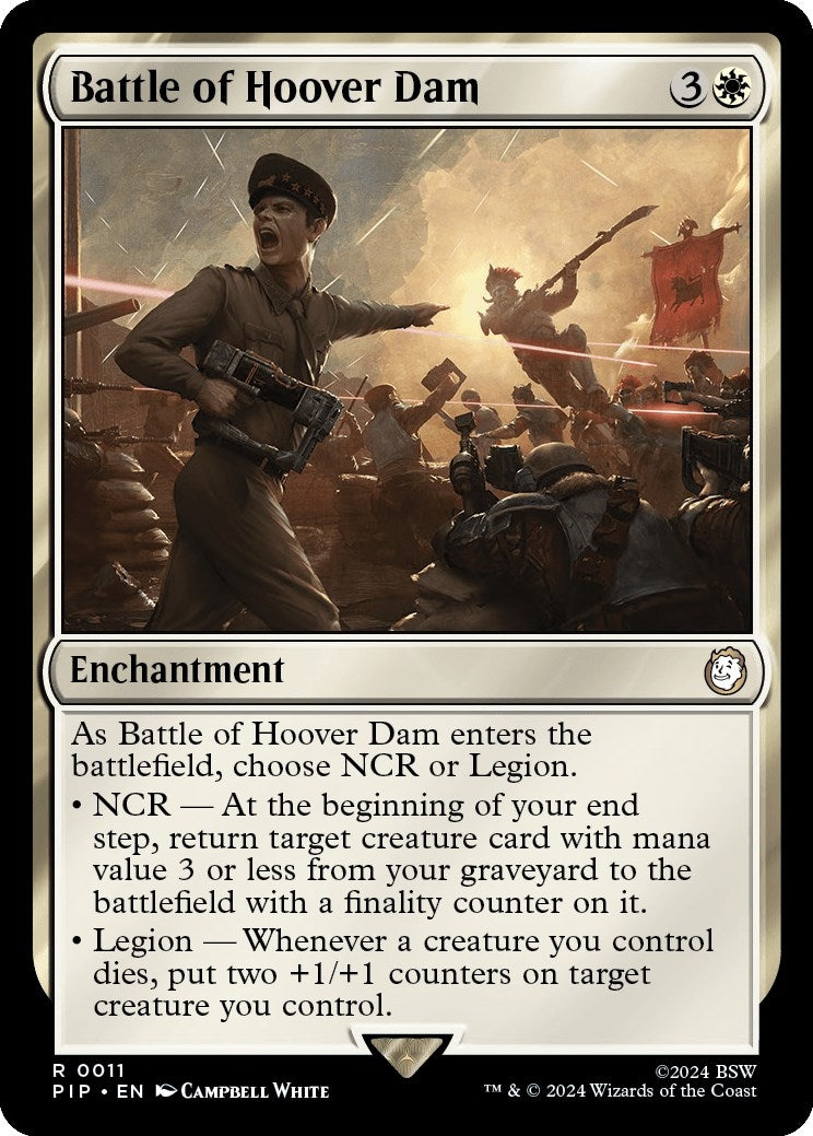 Image for Battle of Hoover Dam (Universes Beyond: Fallout) (11) - Magic: The Gathering
