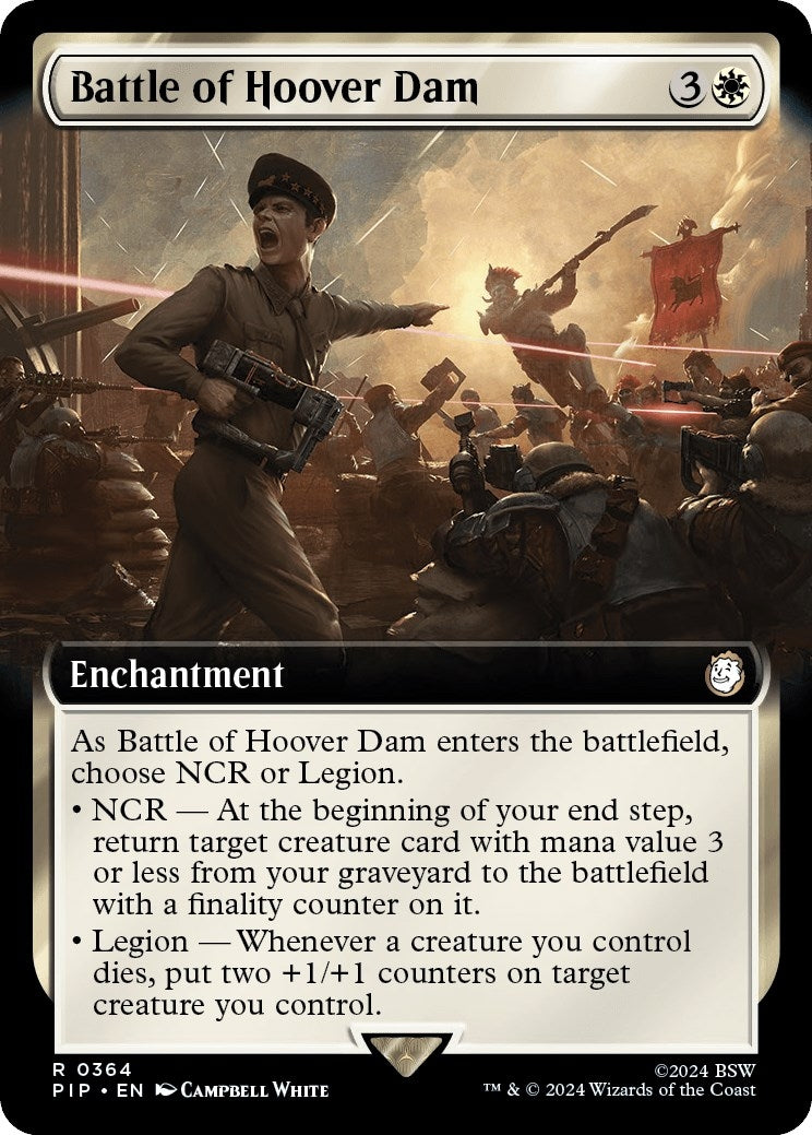 Image for Battle of Hoover Dam (Extended Art) (Universes Beyond: Fallout) (364) - Magic: The Gathering