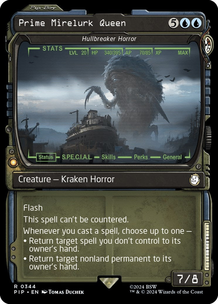 Image for Prime Mirelurk Queen - Hullbreaker Horror (Showcase) (Universes Beyond: Fallout) (344) - Magic: The Gathering