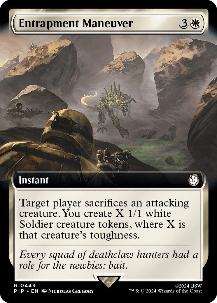 Image for Entrapment Maneuver (Extended Art) (Universes Beyond: Fallout) (449) - Magic: The Gathering