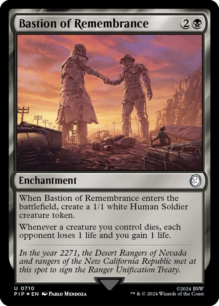 Image for Bastion of Remembrance (Surge Foil) (Universes Beyond: Fallout) (710) - Magic: The Gathering