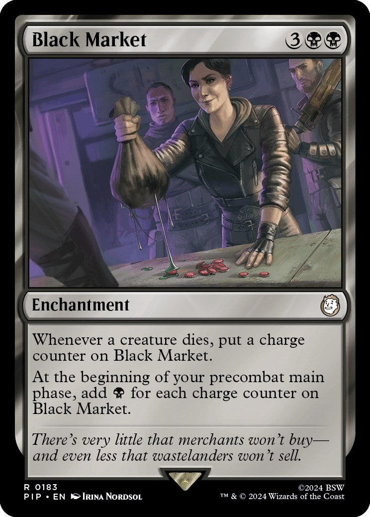 Image for Black Market (Universes Beyond: Fallout) (183) - Magic: The Gathering