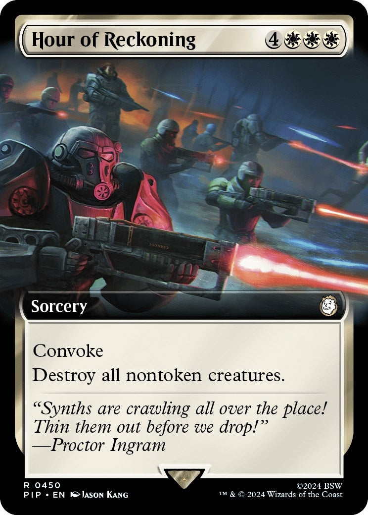 Image for Hour of Reckoning (Extended Art) (Universes Beyond: Fallout) (450) - Magic: The Gathering