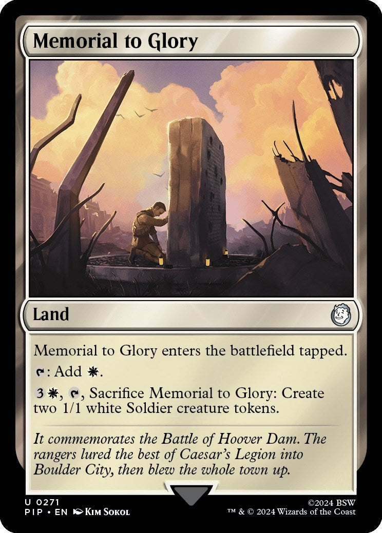 Image for Memorial to Glory (Universes Beyond: Fallout) (271) - Magic: The Gathering