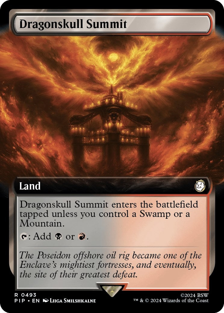 Image for Dragonskull Summit (Extended Art) (Universes Beyond: Fallout) (493) - Magic: The Gathering