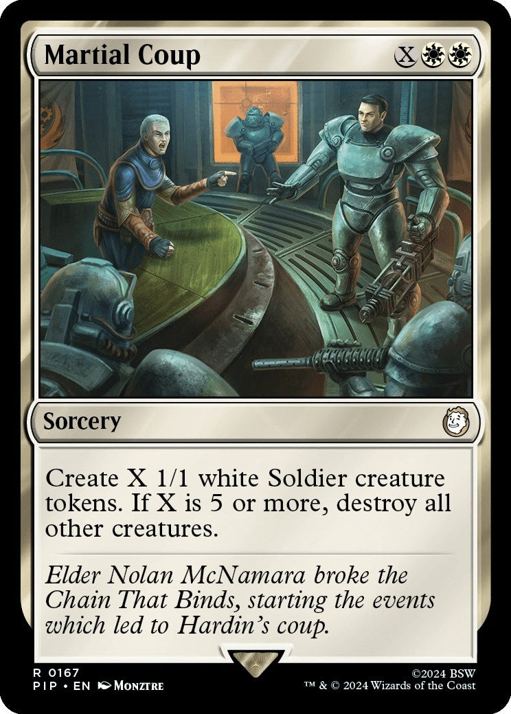 Image for Martial Coup (Universes Beyond: Fallout) (167) - Magic: The Gathering