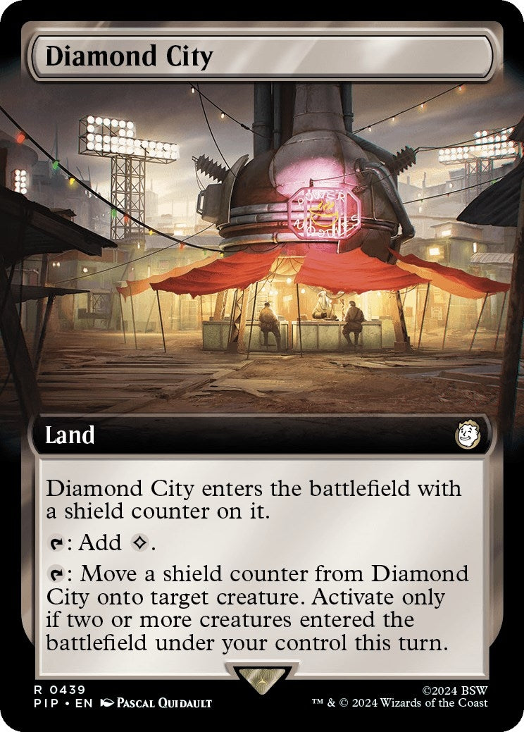Image for Diamond City (Extended Art) (Universes Beyond: Fallout) (439) - Magic: The Gathering