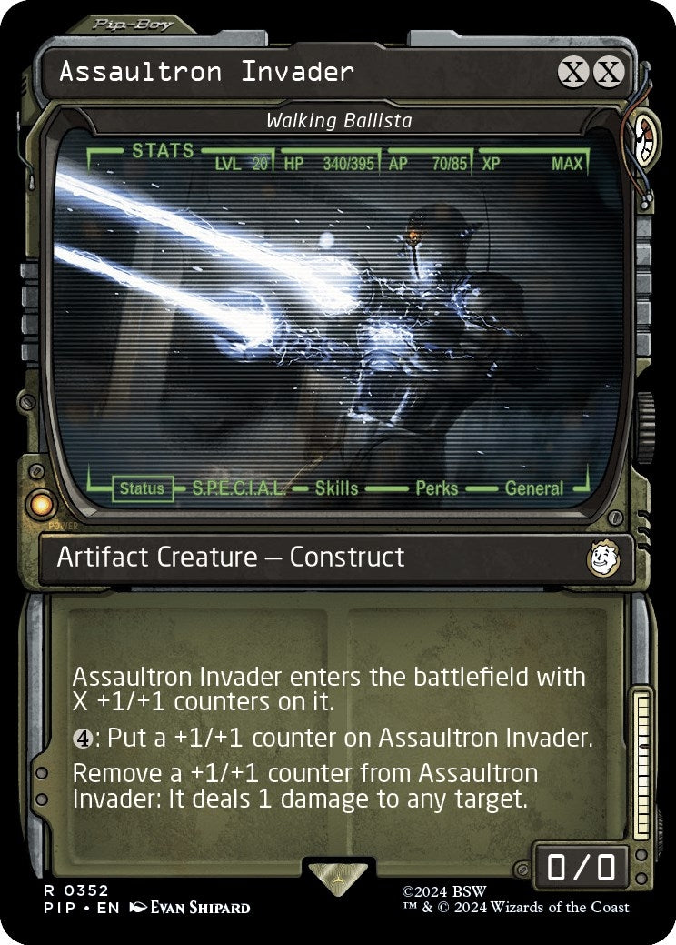 Image for Assaultron Invader - Walking Ballista (Showcase) (Universes Beyond: Fallout) (352) - Magic: The Gathering