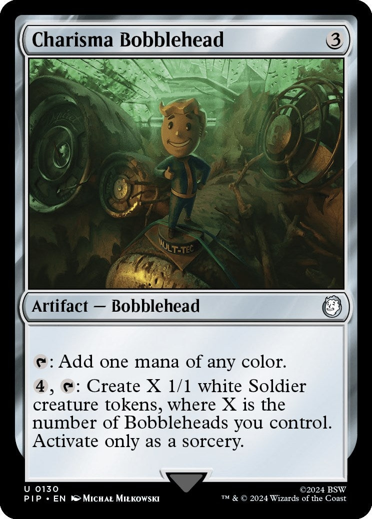 Image for Charisma Bobblehead (Universes Beyond: Fallout) (130) - Magic: The Gathering