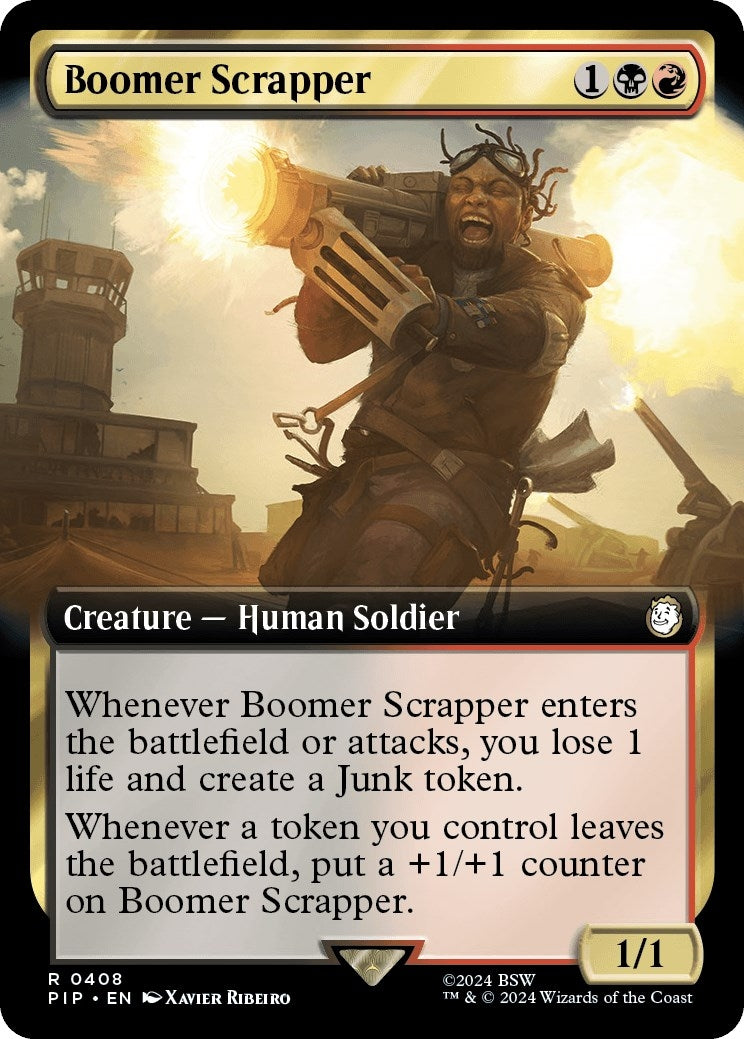 Image for Boomer Scrapper (Extended Art) (Universes Beyond: Fallout) (408) - Magic: The Gathering
