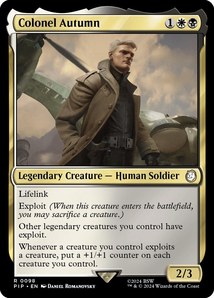 Image for Colonel Autumn (Universes Beyond: Fallout) (98) - Magic: The Gathering