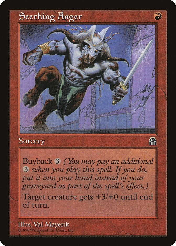Image for Seething Anger (Stronghold) - Magic: The Gathering