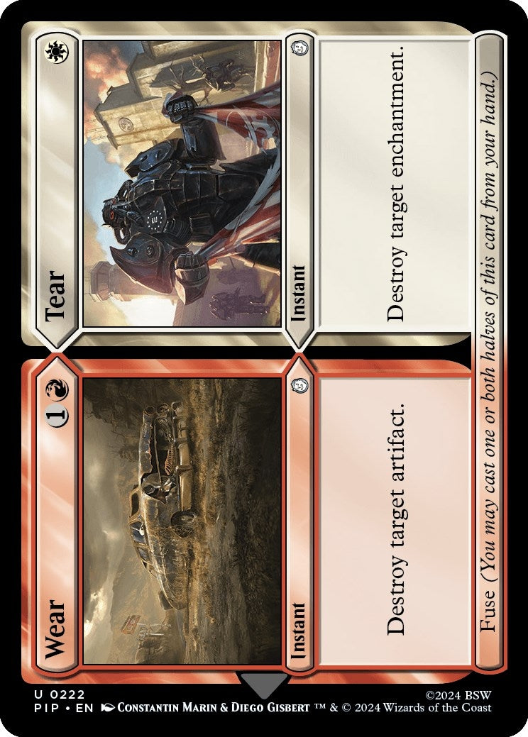 Image for Wear // Tear (Universes Beyond: Fallout) (222) - Magic: The Gathering