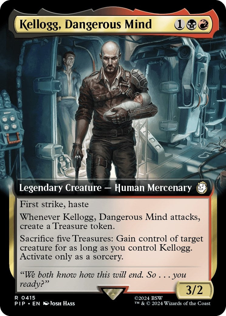 Image for Kellogg, Dangerous Mind (Extended Art) (Universes Beyond: Fallout) (415) - Magic: The Gathering