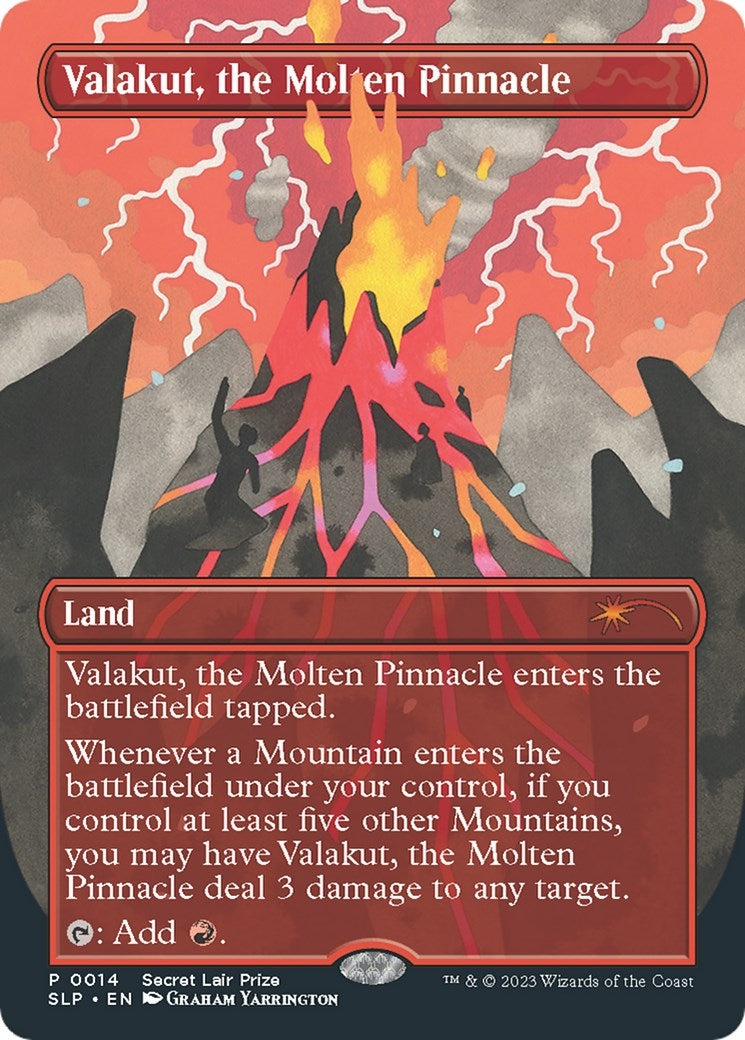 Image for Valakut, the Molten Pinnacle (Secret Lair Showdown) (14) - Magic: The Gathering