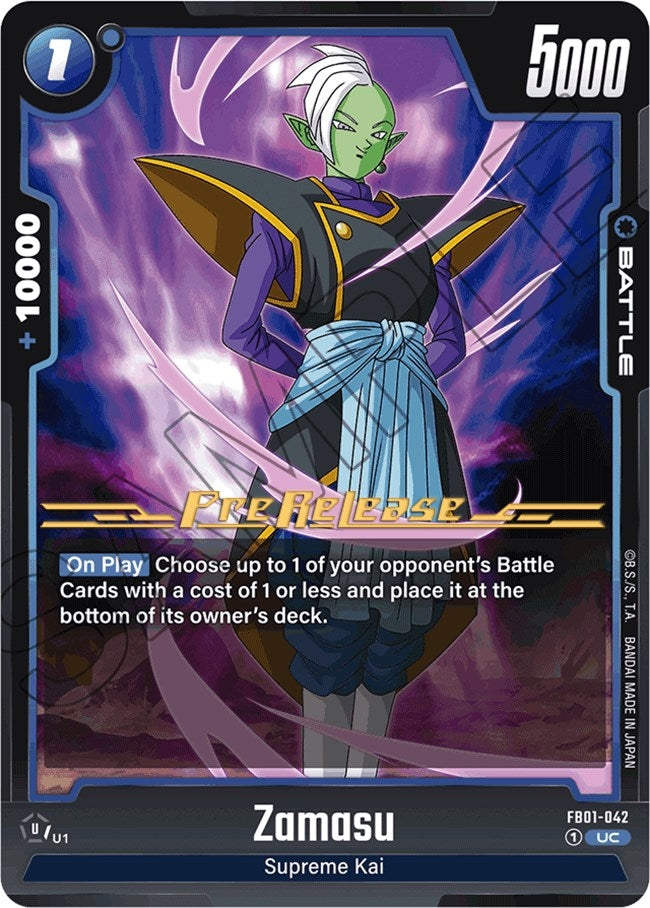 Image for Zamasu - FB01-042 (Awakened Pulse Pre-Release Cards) (FB01-042) - Dragon Ball Super: Fusion World