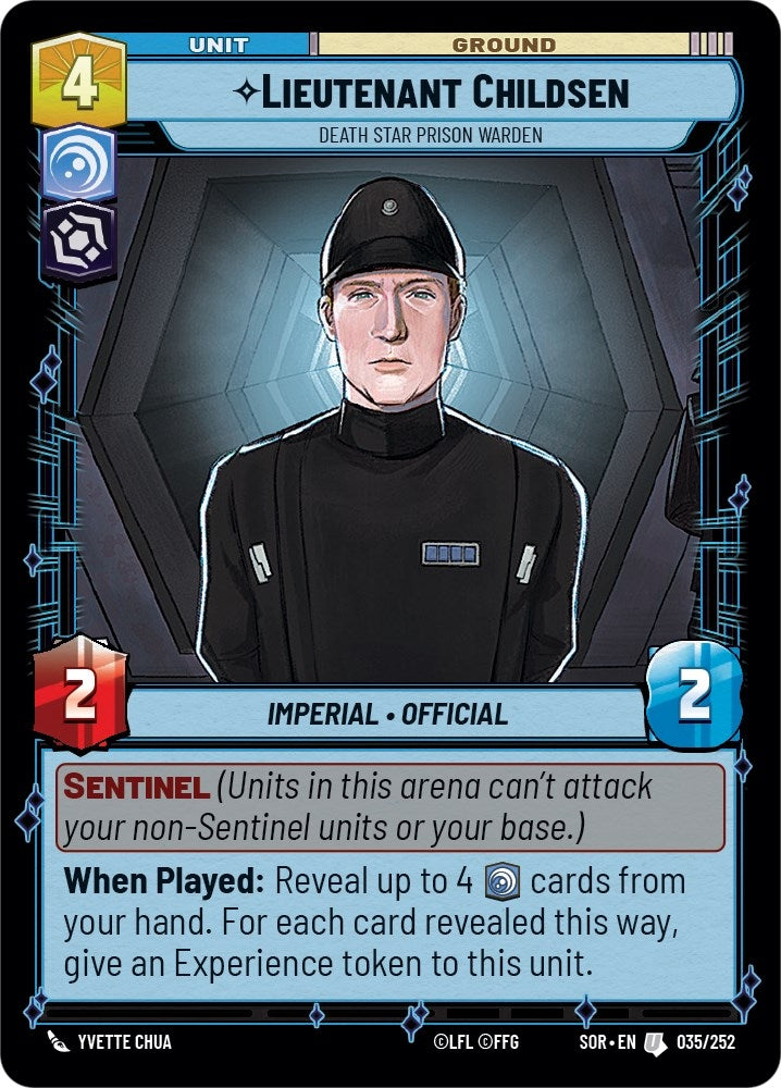 Image for Lieutenant Childsen - Death Star Prison Warden (035/252) [Spark of Rebellion]