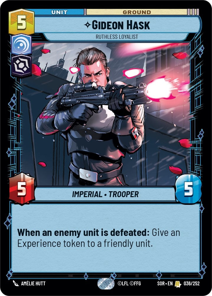 Image for Gideon Hask - Ruthless Loyalist (036/252) [Spark of Rebellion]