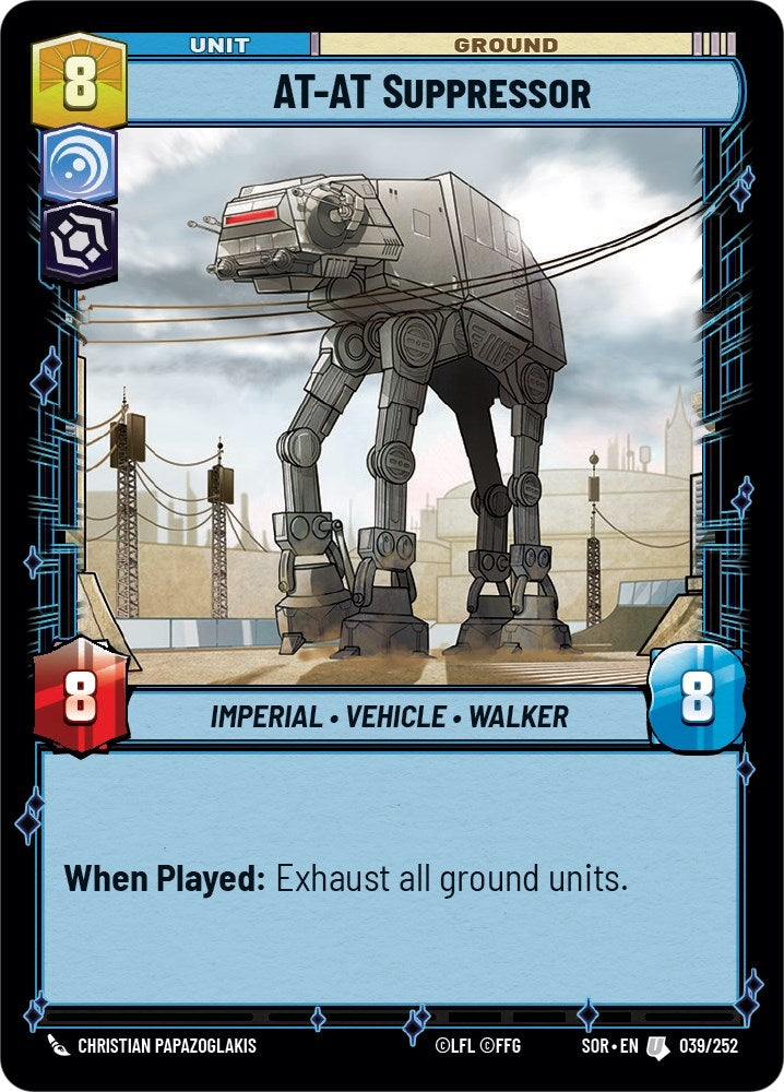 Image for AT-AT Suppressor (039/252) [Spark of Rebellion]