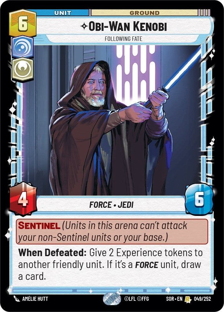 Image for Obi-Wan Kenobi - Following Fate (049/252) [Spark of Rebellion]