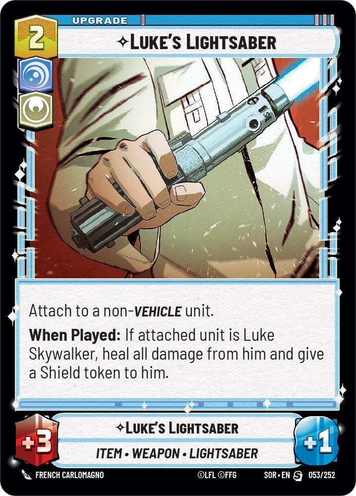 Image for Luke's Lightsaber (053/252) [Spark of Rebellion]