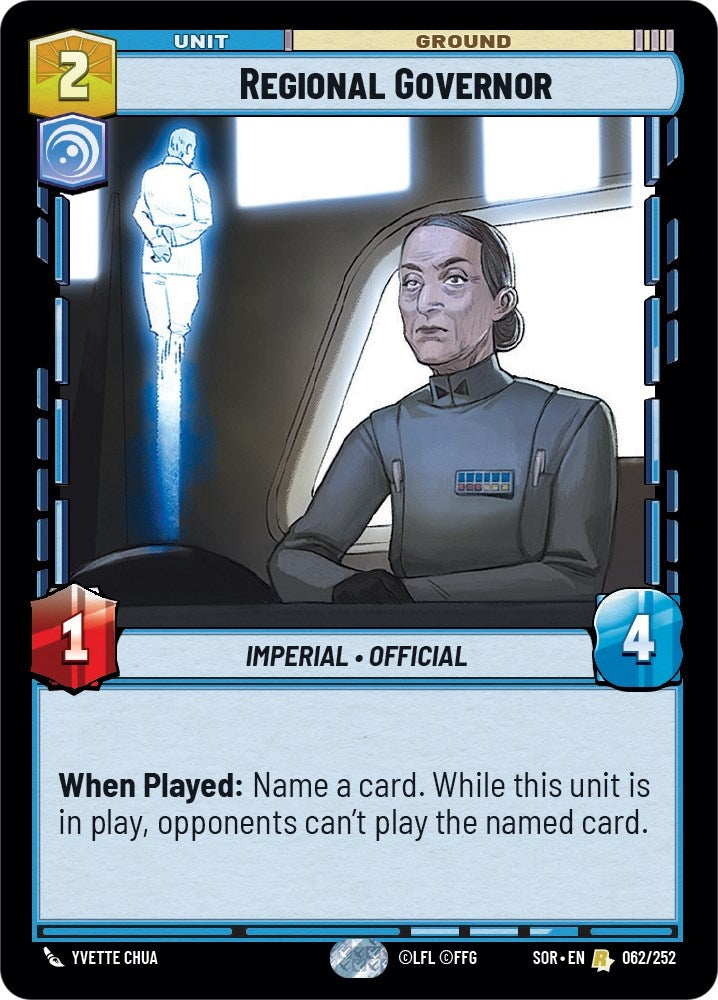 Image for Regional Governor (062/252) [Spark of Rebellion]